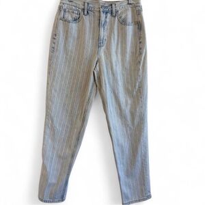 American Eagle Outfitters Light Blue Pinstripe Jeans